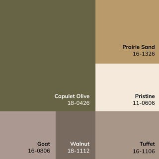 Galey Alix x Livabliss Myrtle Avenue GAMY-2301 Area Rug, Olive, 5'3" x 7'7"