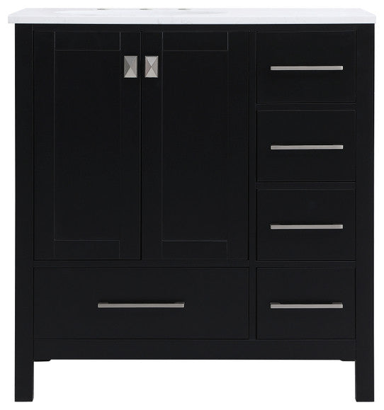 Isabel Black 32" Single Sink Bathroom Vanity