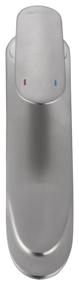 Brianna 11" Single Hole Vessel Sink Filler Bathroom Faucet, Brushed Nickel