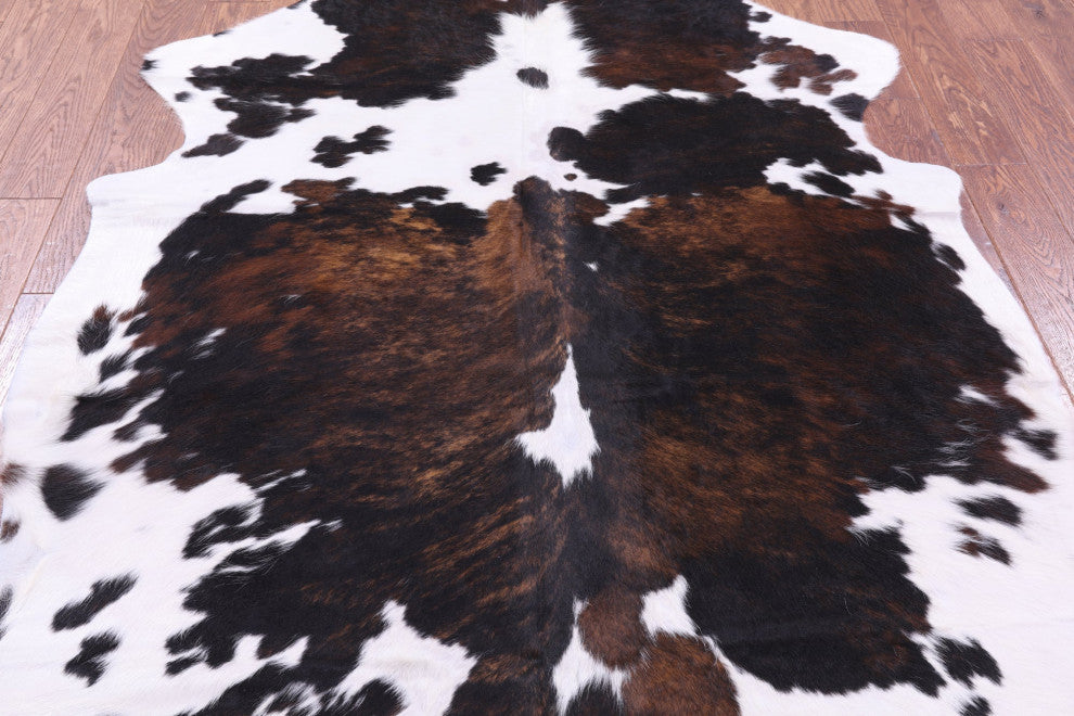 Organic Natural Hair-On Cowhide Area Rug 7' 0" X 5' 7" C1490
