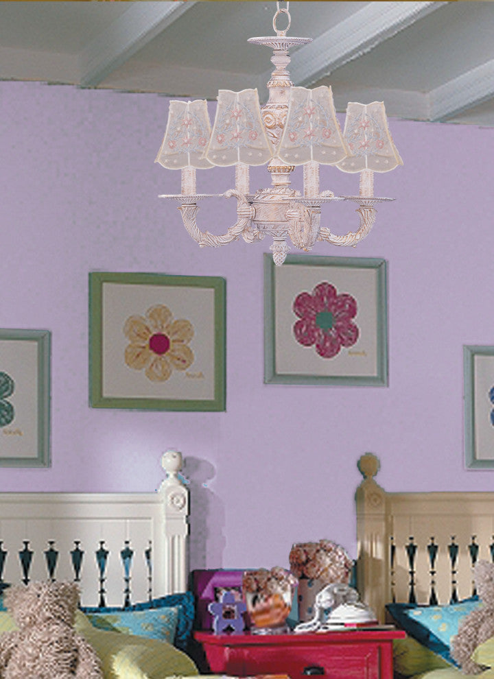 Paris Market 4 Light Mini Chandelier, Venetian Bronze