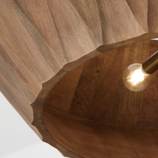 Capital Lighting 351061 Nadeau 6 Light 29"W Wood Pendant - Light Wood /