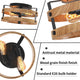 2-Light Flush Mount Ceiling Light Fixture Farmhouse Light Fixtures Ceiling