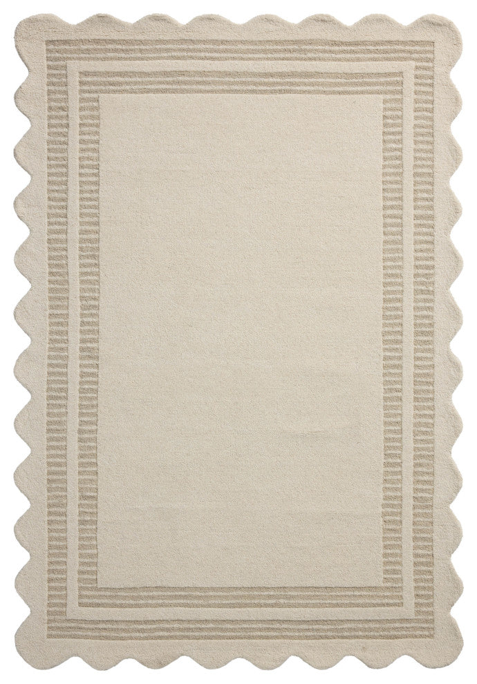 Chris Loves Julia x Loloi Scottie Ivory / Grey 2'-0" x 5'-0" Accent Rug