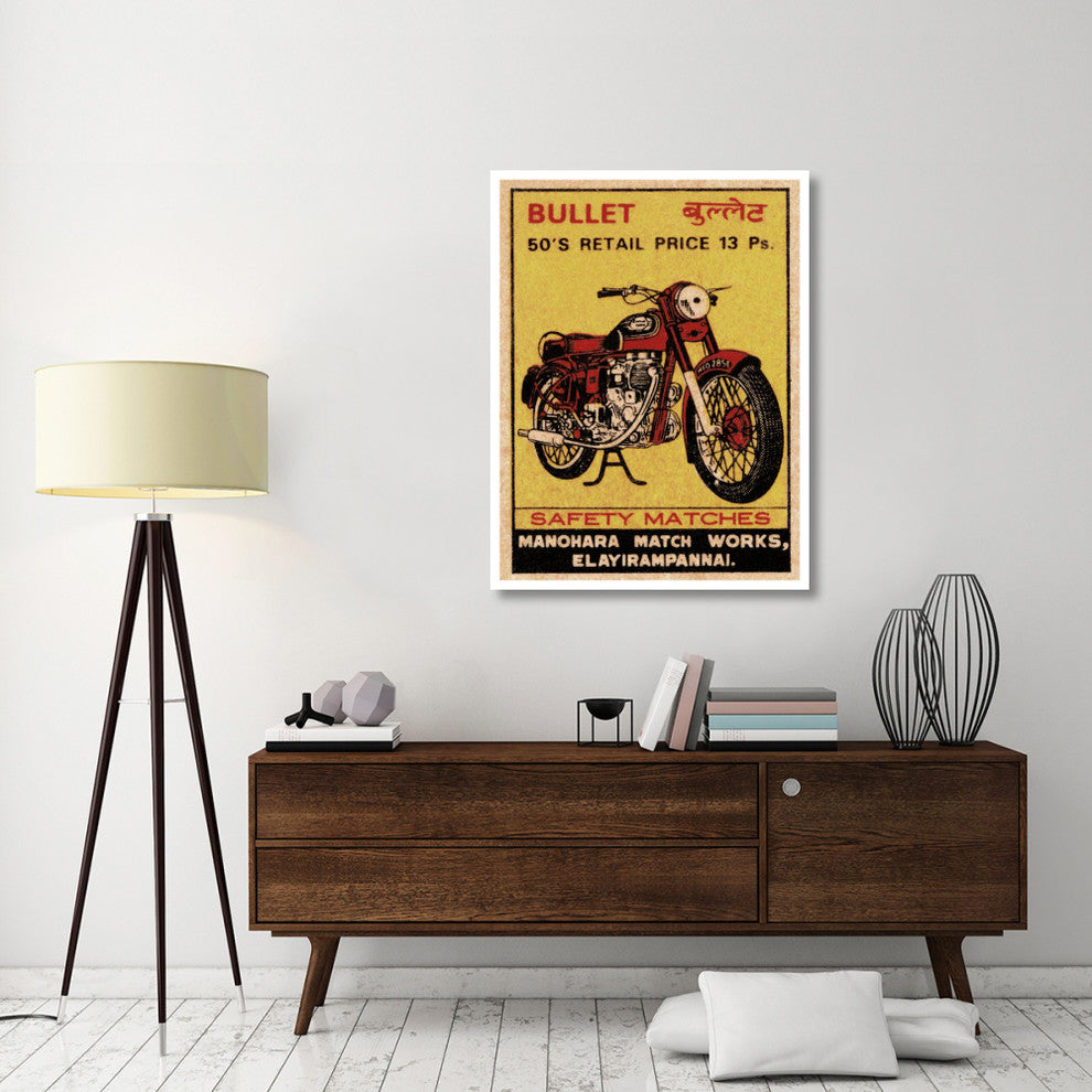 "Bullet Safety Matches" Digital Paper Print by Phillumenart, 35"x46"
