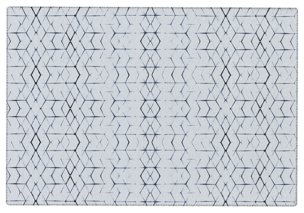 becky Bailey Shibori Diamonds Area Rug