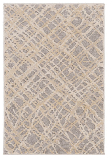 Surya Tibetan TBT-2316 5'3"x7'7" Rug, Taupe/Khaki/Medium Gray/Cream