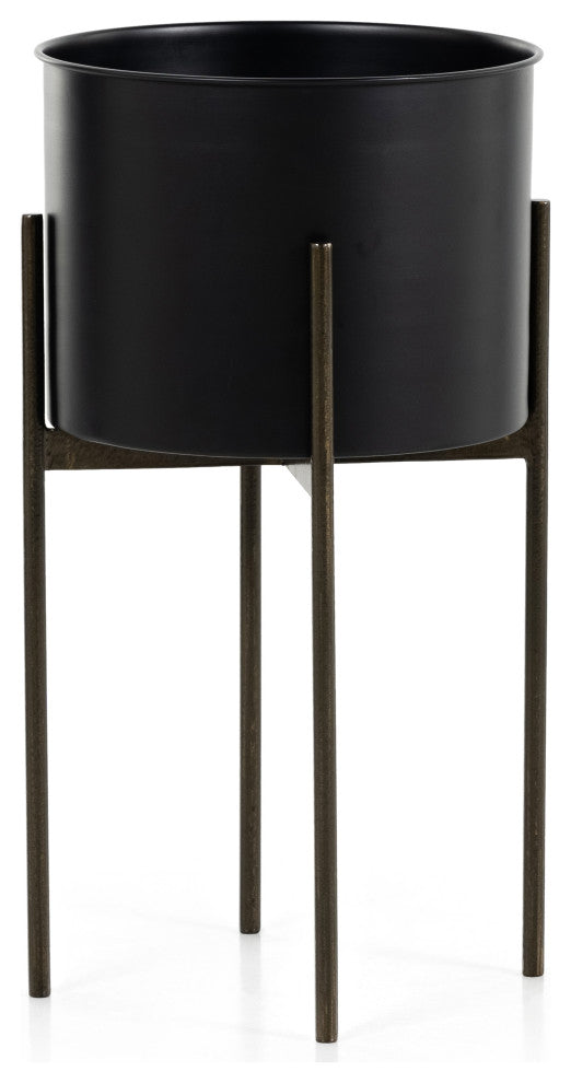 Jed Planter-Iron Matte Black