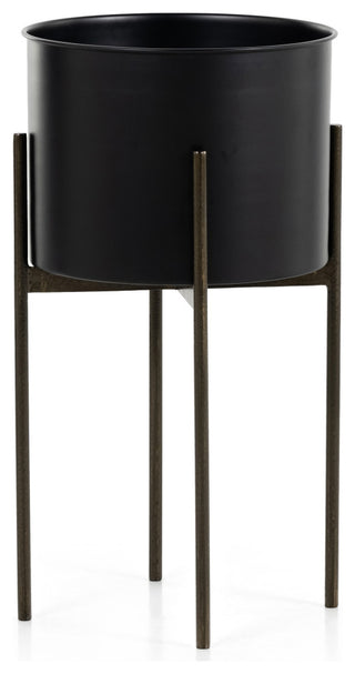 Jed Planter-Iron Matte Black