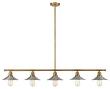 Z-Lite 613-5L Casa 5 Light 51.5"W Linear Chandelier - Factory Brass / Brushed