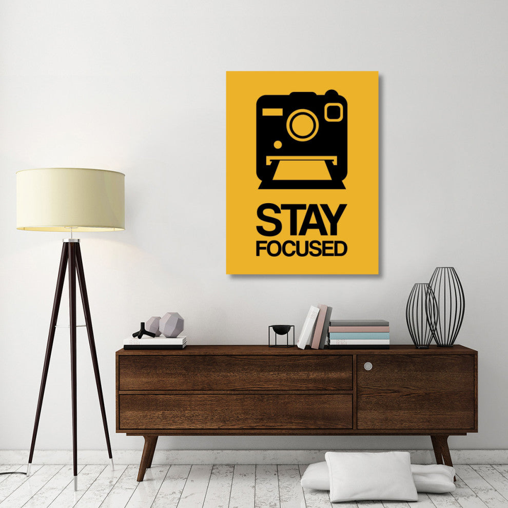 "Stay Focused Polaroid Camera Poster 2" Fine Art Print