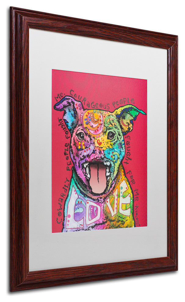 Dean Russo 'Khalessi' Matted Framed Art, Wood Frame, White Mat, 20x16
