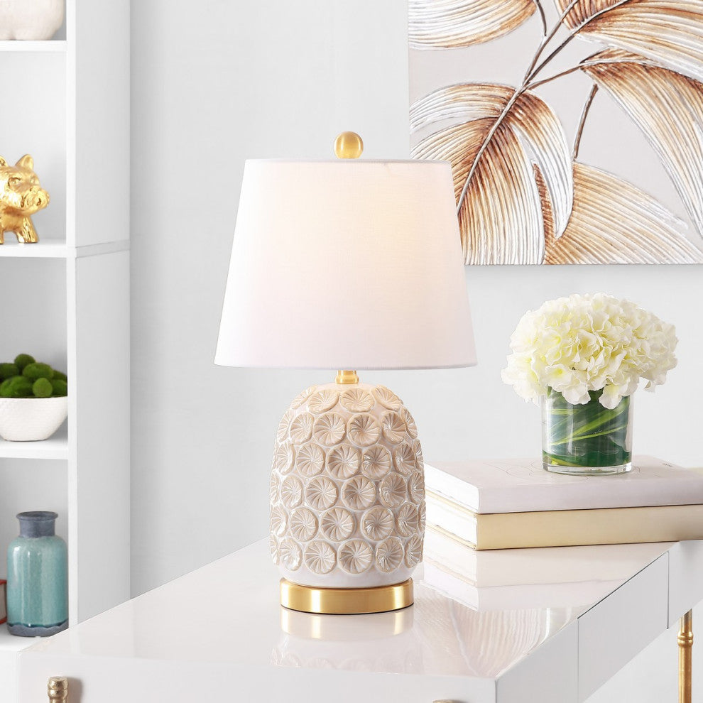 Safavieh Lamson Table Lamp Cream