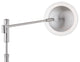 Meran Turbo Table Lamp, Satin Nickel