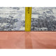 Gray Wool and Silk Denser Weave Persian Hand knotted Runner Rug, 2'6"x8'3"