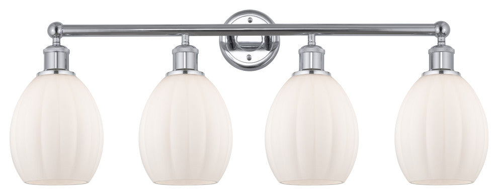 Innovations 616-4W-PC-G81 Eaton 4 Light Bath Vanity Light, Polished Chrome