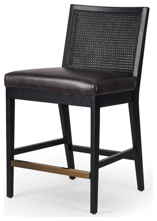Antonia Armless Dining Stool-Blk-Counter