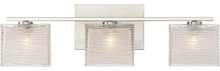 Westcap 3-Light Bath Vanity, Brushed Nickel