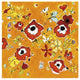 "Fleur Amusement" Digital Paper Print by Shirley Novak, 32"x32"