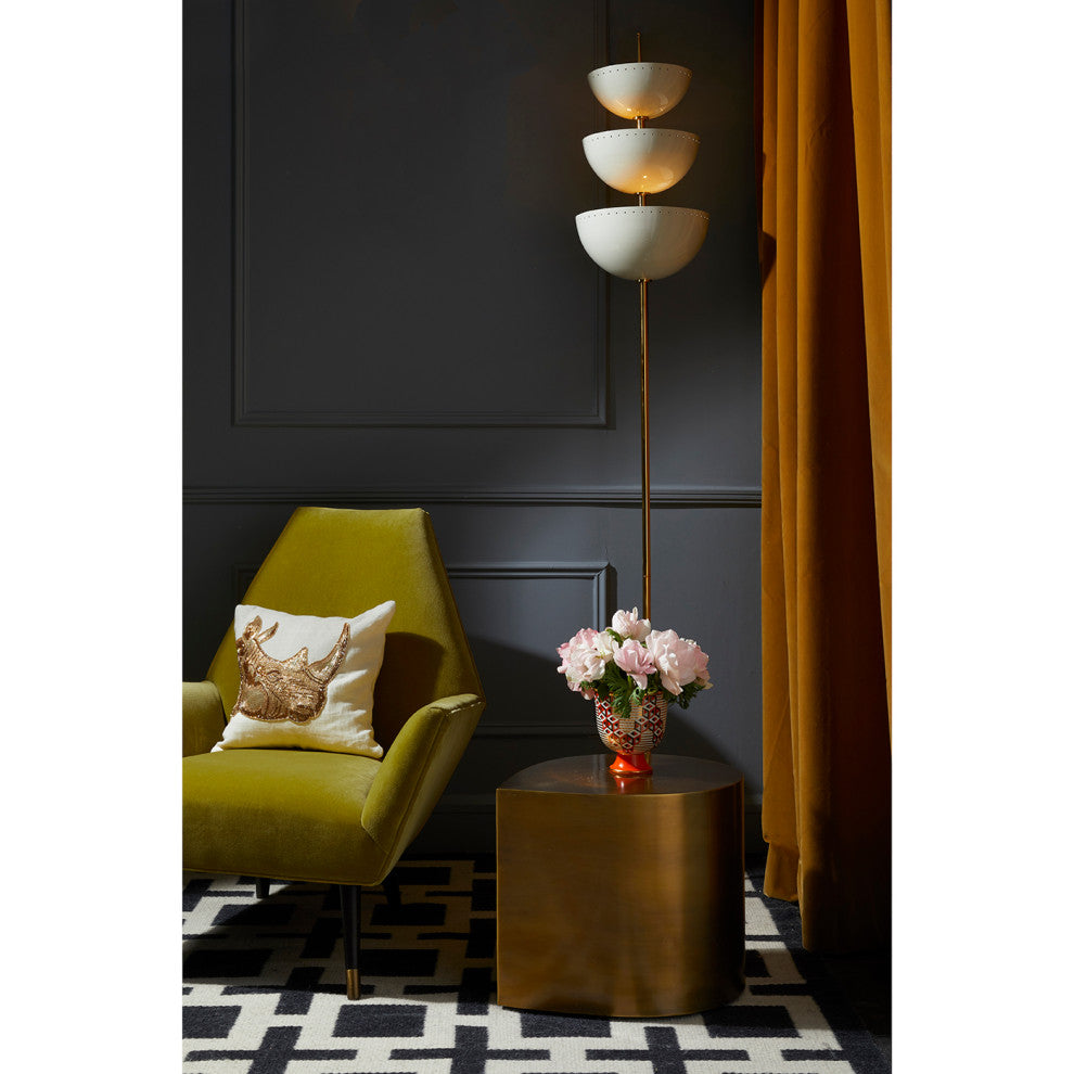 Brass Teardrop Table