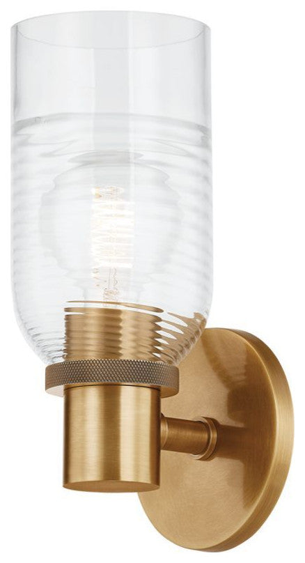 Redding Wall Sconce, Patina Brass