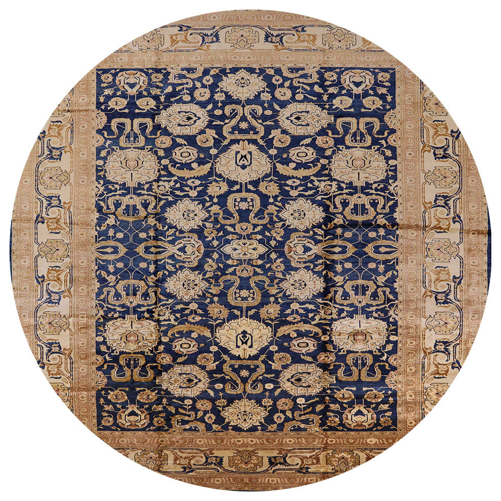 Ahgly Company Indoor Round Mid-Century Modern Area Rugs, 5' Round