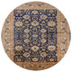 Ahgly Company Indoor Round Mid-Century Modern Area Rugs, 5' Round