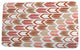 Goals, Gourds, and Gatherings Arrow Geometric Print Bath Mat, Taupe, 21"x34"