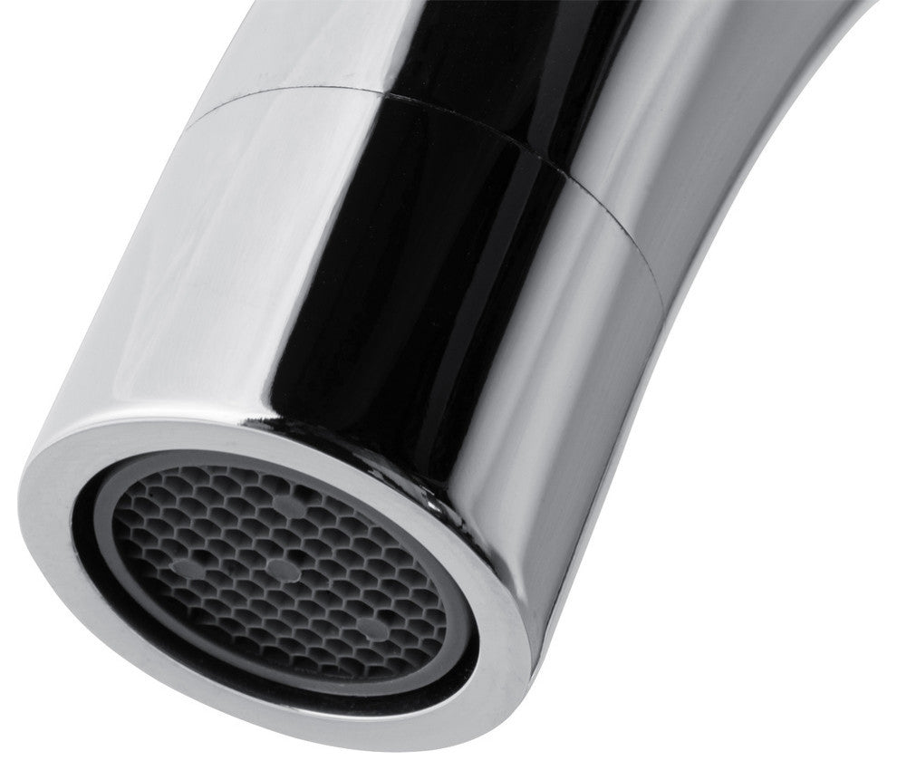 Chrome Freestanding Tub Filler with Diverter