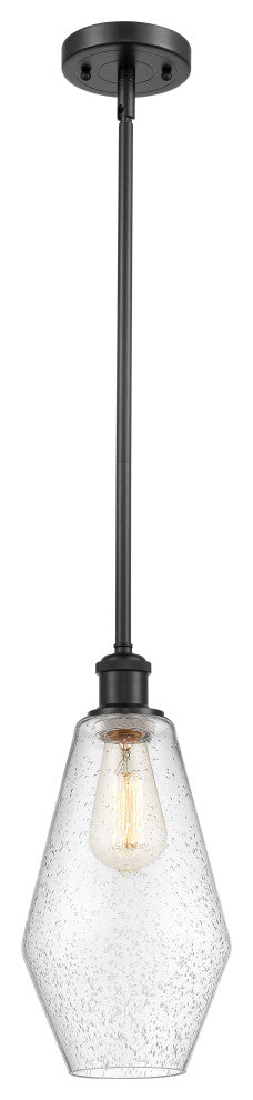 Innovations 516-1S-BK-G654-7-LED 1-Light Mini Pendant, Matte Black