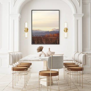 Palmera 1 2 Light LED Bath and Vanity Light White, Brushed Gold