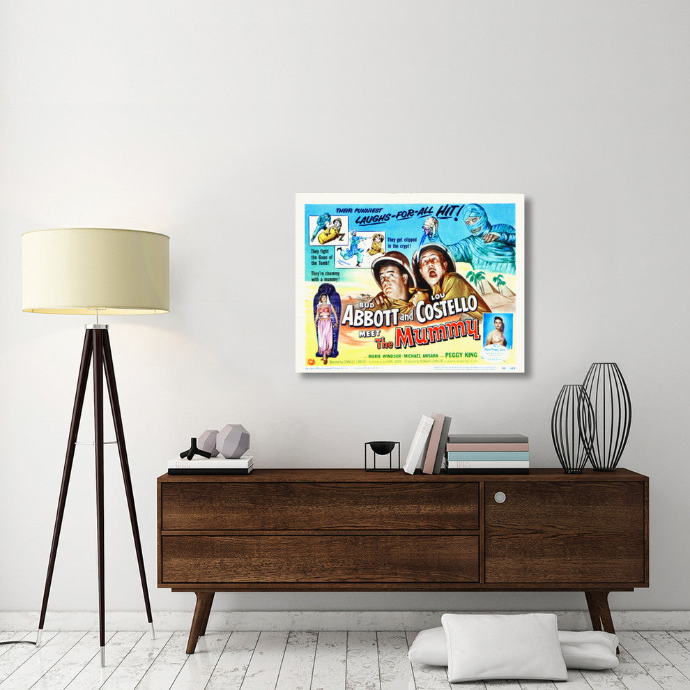 "Abbott & Costello - Meet The Mummy" Canvas by Hollywood Photo Archive, 40x31"