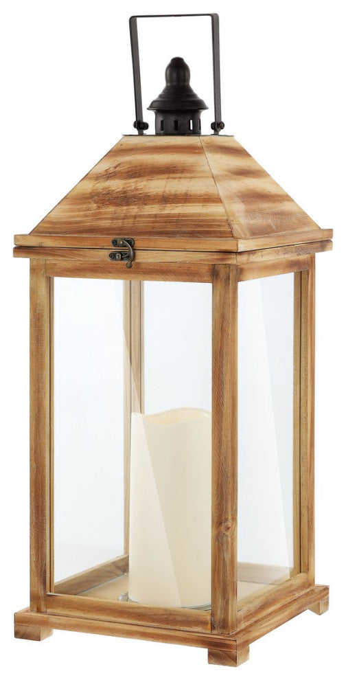 Safavieh Elida Outdoor Lantern Brown