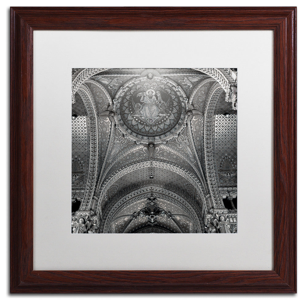 Alan Blaustein ''Lyon I'' Art, Wood Frame, White Mat, 16x16