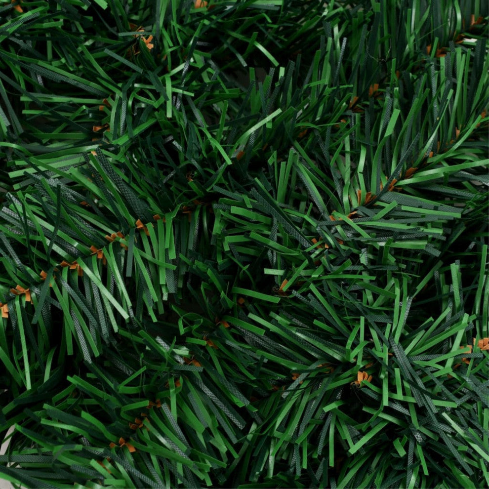 vidaXL Christmas Garlands 4-Piece With Baubles Green 106.2" PVC