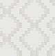 Mosaic Diamond Grid Monochromatic Wallpaper, Taupe, Bolt