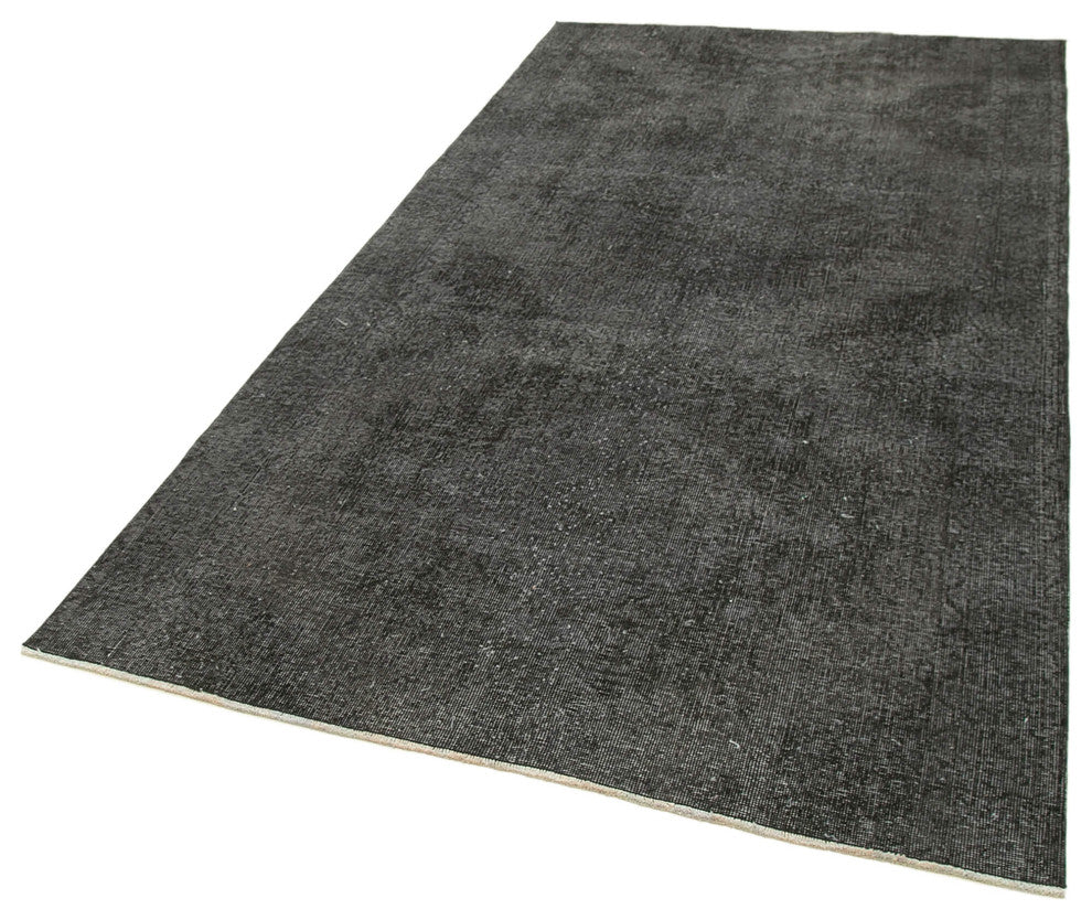 Rug N Carpet - Handwoven Turkish 4' 9" x 9' 7" Contemporary Overdyed Area Rug