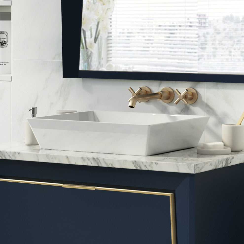 Canto Vessel Lavatory, White, White