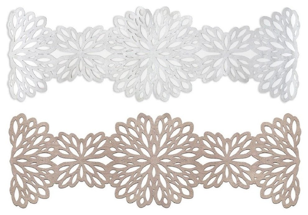 Double-Sided Floral Table Runner