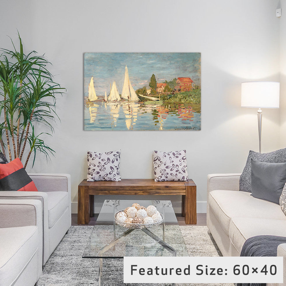 Regatta at Argenteuil, c.1872  by Claude Monet