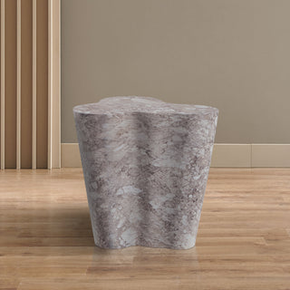 Monza Finished Concrete Indoor/Outdoor End / Side Table, Brown