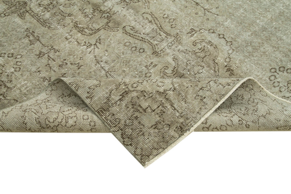 Rug N Carpet - Handwoven Turkish 5' 7" x 9' 2" Contemporary Overdyed Area Rug