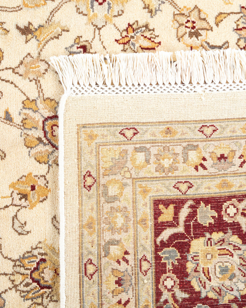 Etawah, One-of-a-Kind Hand-Knotted Area Rug Ivory, 8'2"x10'5"