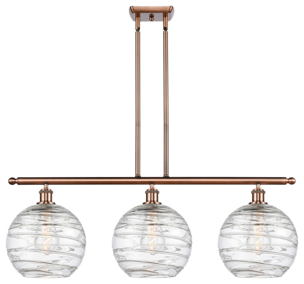 Innovations Lighting 516-3I-AC-G1213-10 Deco Swirl 3 Light 36" Island Light