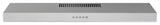 Streamline 30" Bergamo Ductless Undermount Range Hood, Stainless Steel