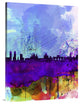 "Madrid Watercolor Skyline" Fine Art Print