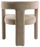 Modrest Cherish Modern Beige Fabric Dining Chair