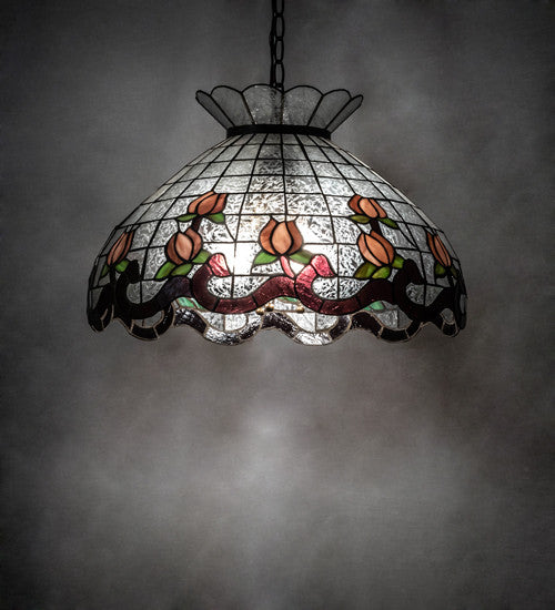 20 Wide Roseborder Pendant