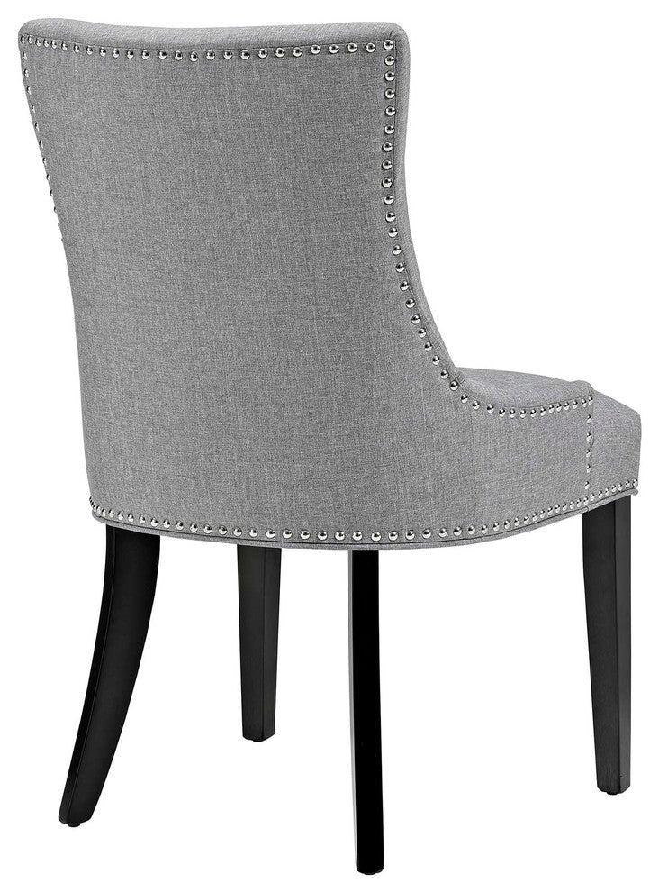 Marquis Dining Chair Fabric Set of 4, Light Gray