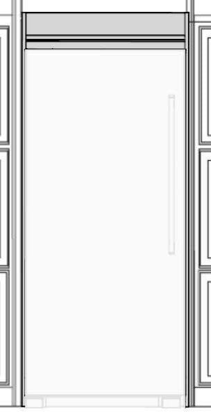 Frigidaire TRMKTEZ1FL79 79 Inch Single Column Flat - Stainless Steel